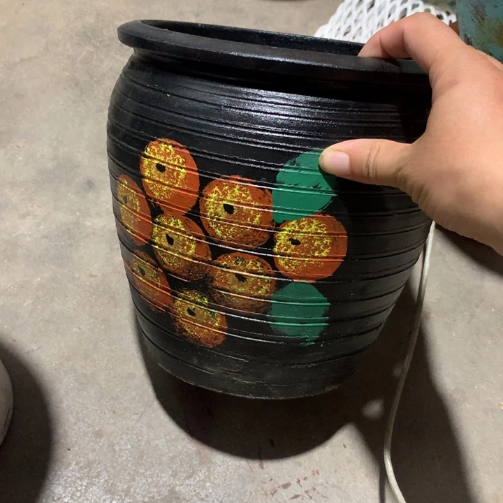 【闪购商品】粗糙盆有孔高20口20