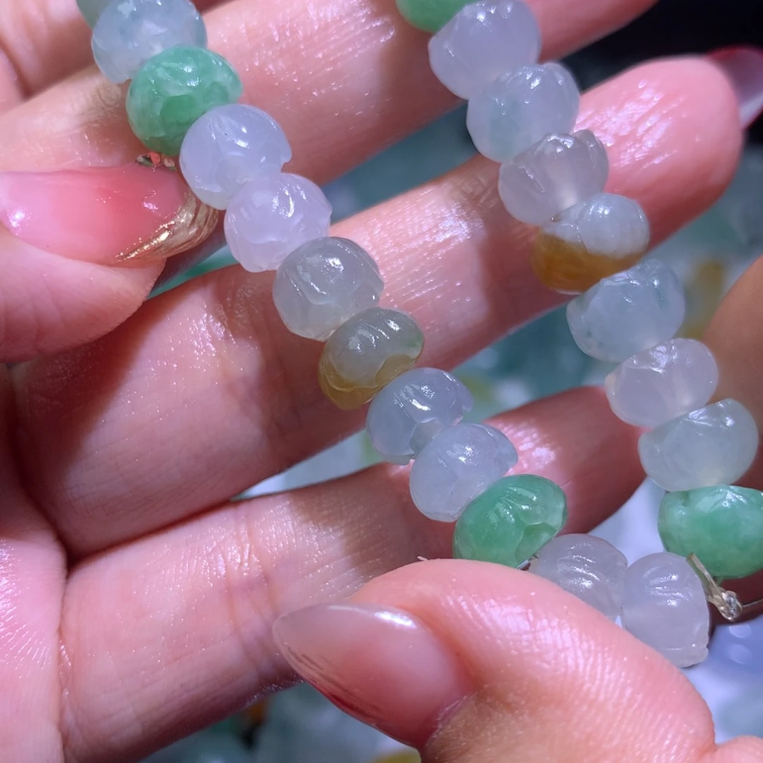 定制翡翠未镶嵌仟**薇毛货