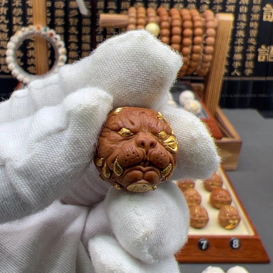 猴头核桃吊坠狗王