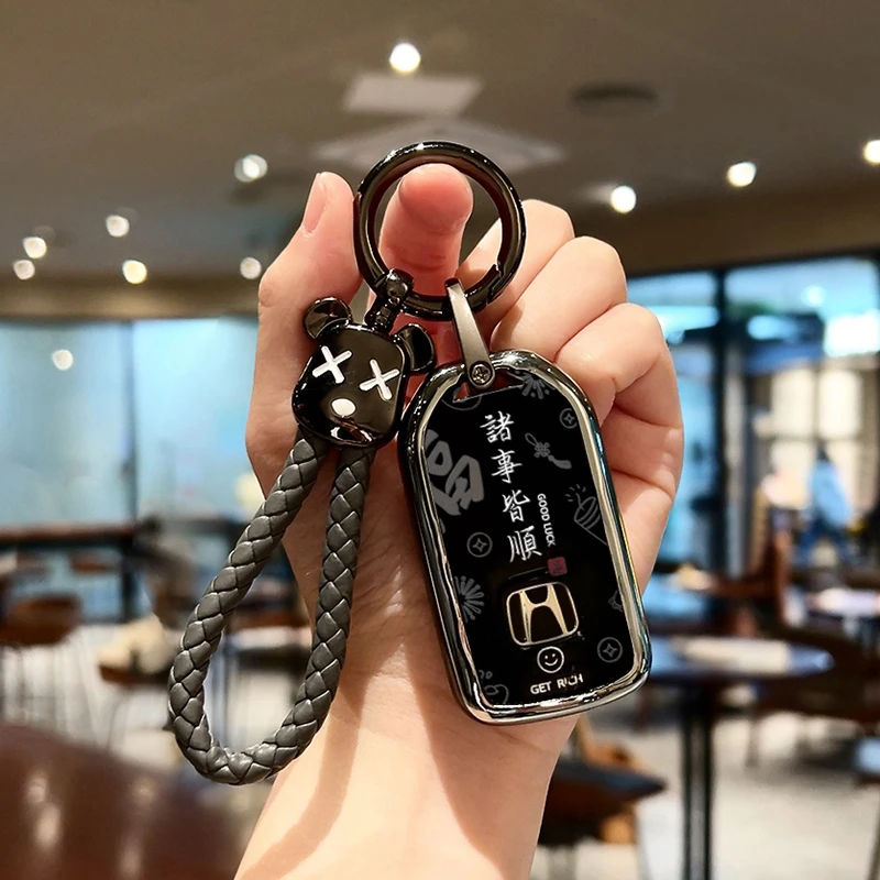 17-21款本田XRV专用钥匙套东风豪华两键汽车扣19/20全包保护外壳