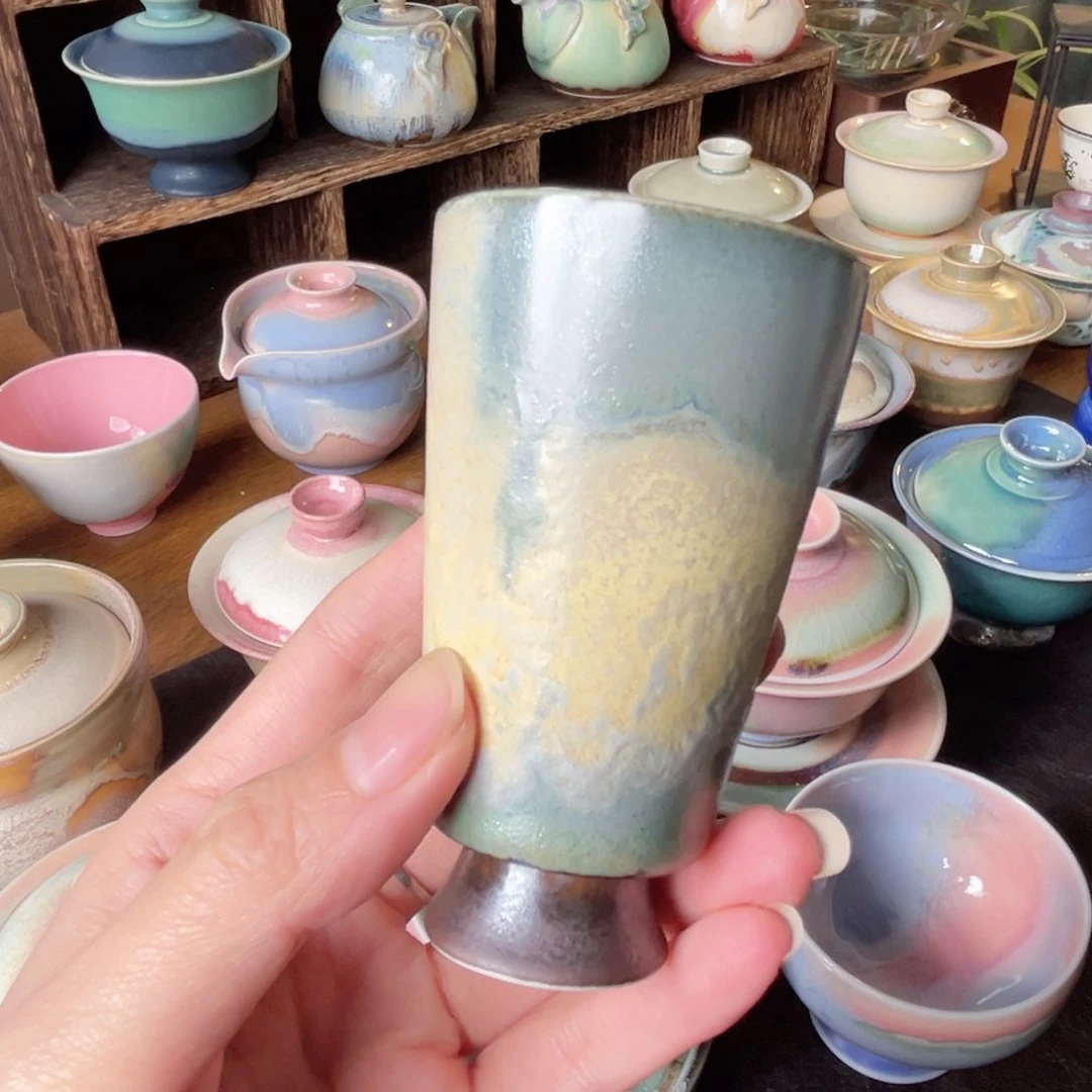 杯青現纯手工柴烧茶器