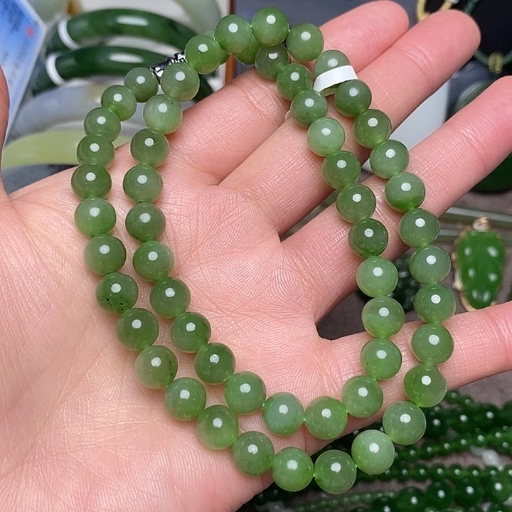 和田玉未镶嵌手链