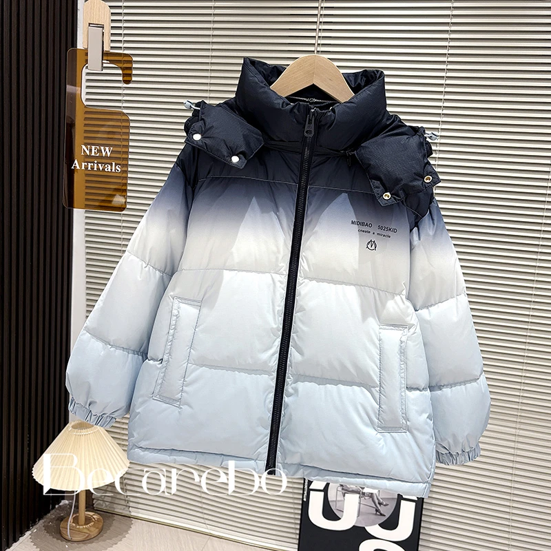 【保暖加厚】青少年儿童装男童冬装棉服外套中大童棉衣男孩秋冬衣服