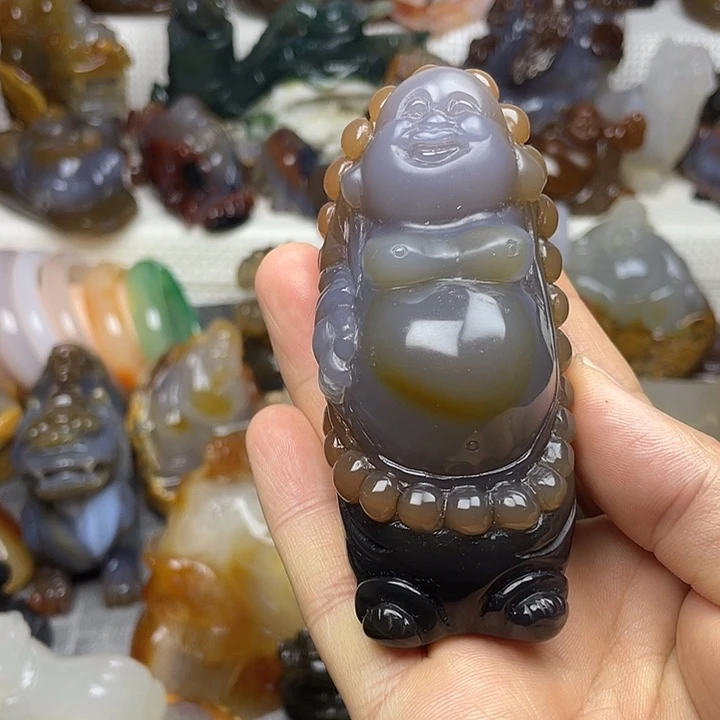 玛瑙/玉髓饰品未镶嵌小*涂