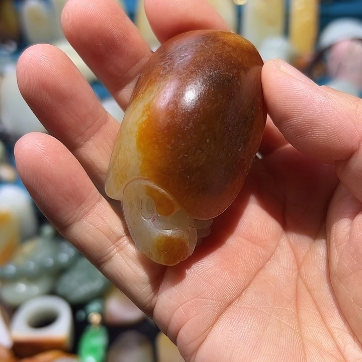 牛***佬和田玉未镶嵌吊坠(不含链)