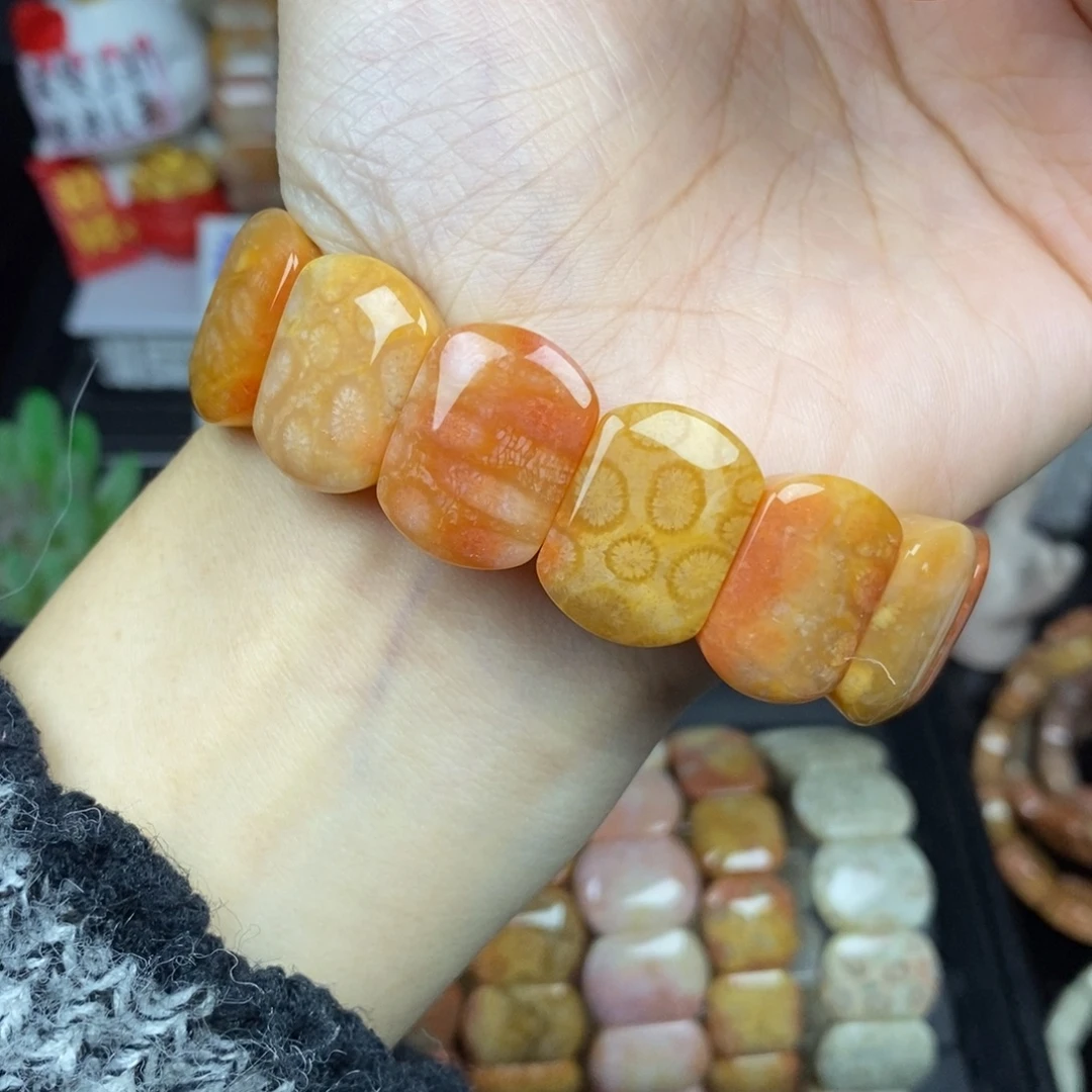 硅化玉未镶嵌手链糖料16