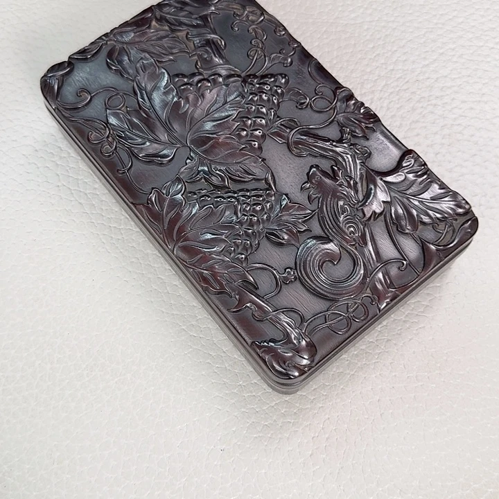 小***掌交趾黄檀（大红酸枝）无事牌G28盒子