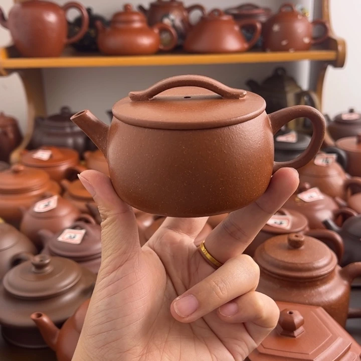 茶壶紫砂150cc降坡半手
