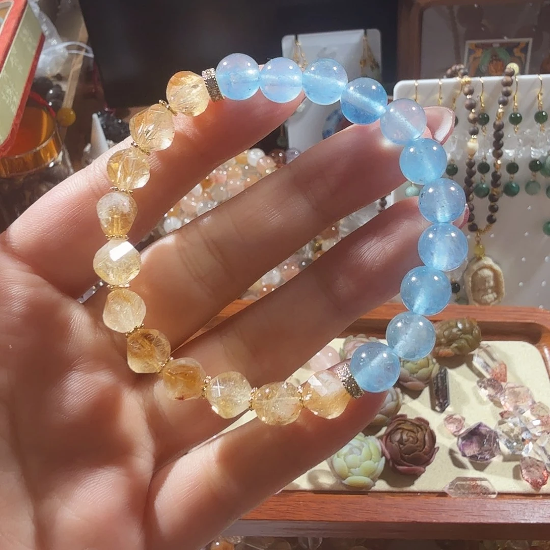水晶手链未镶嵌水晶手串