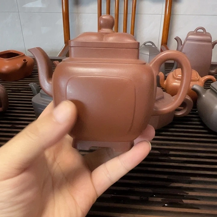 茶壶紫砂菱花夺魁中槽清260cc