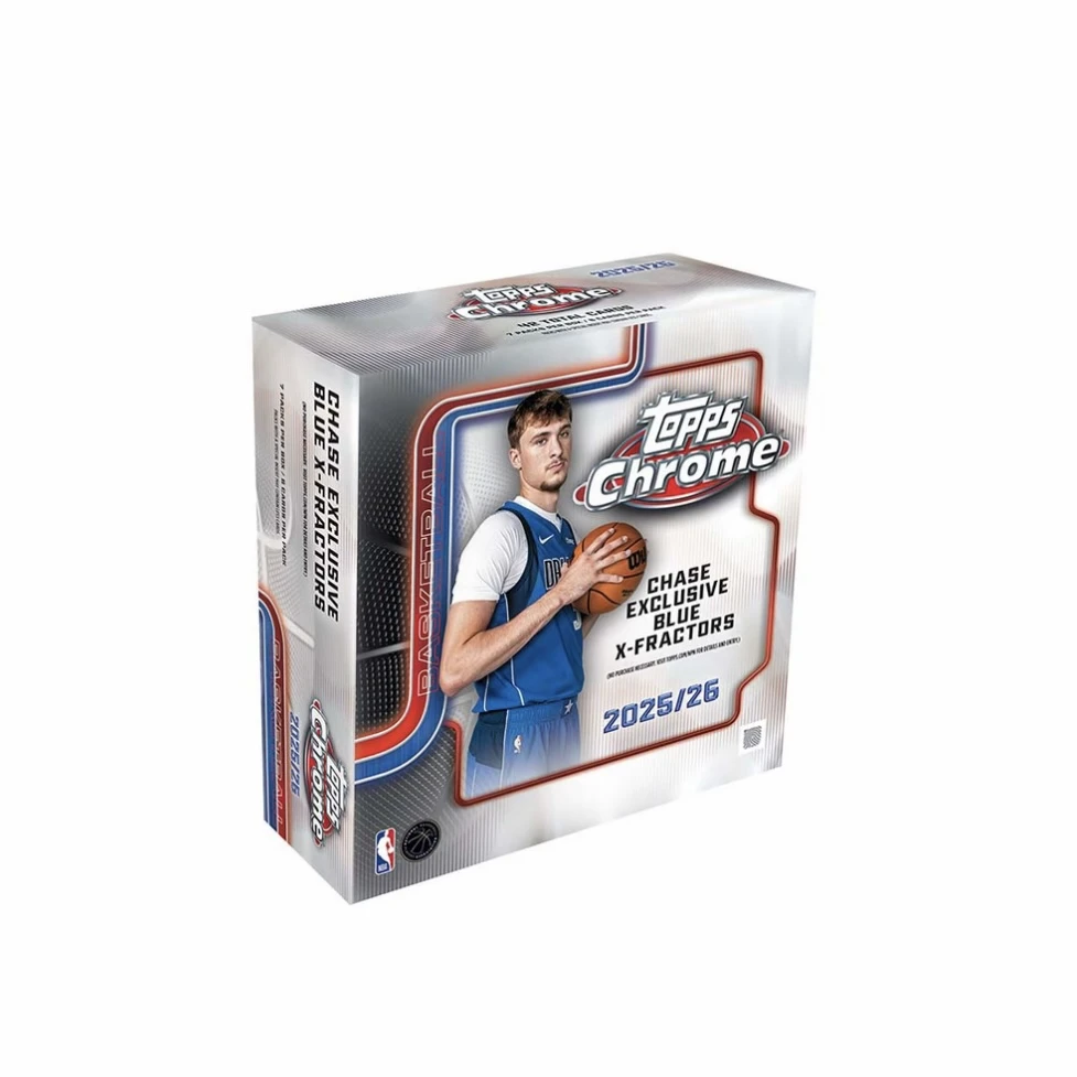 25-26 Topps Chrome Mega 球星卡 卡牌盲盒【拆盒】