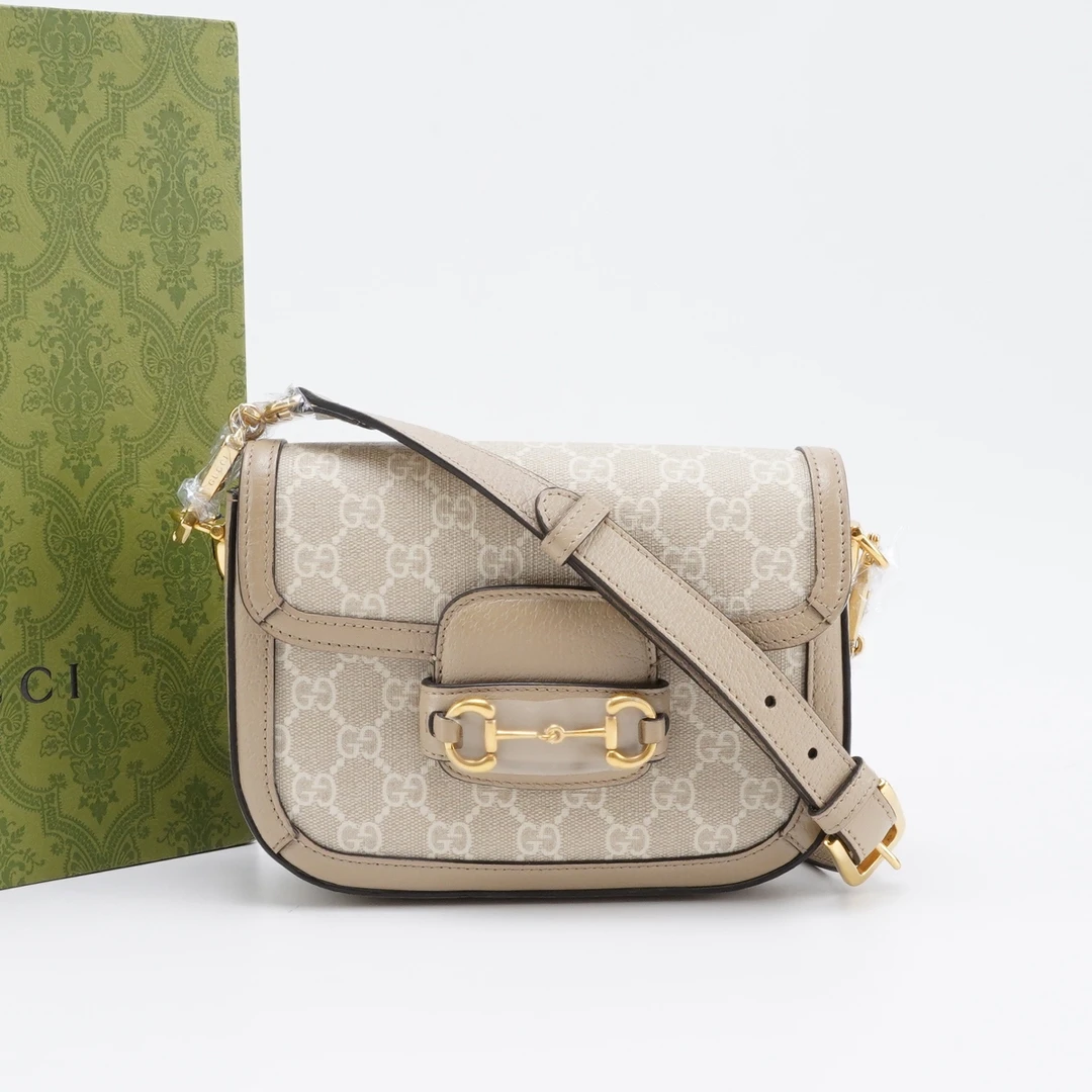 99新 GUCCI/古驰 98新【白菜】1955mini斜挎包/BG23005806