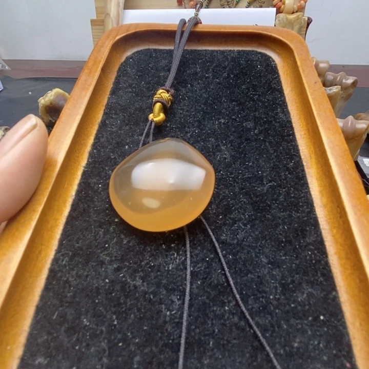驼骨把件吊坠项链
