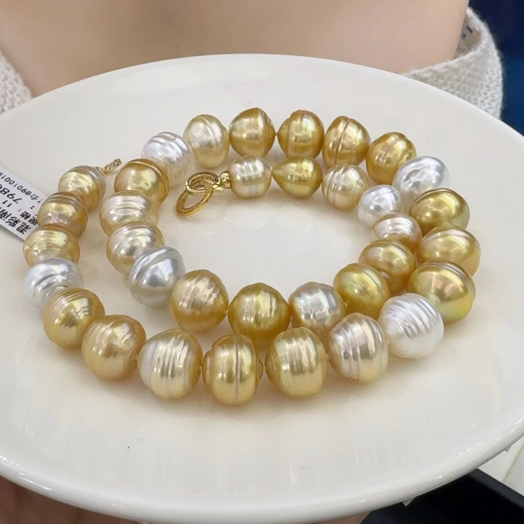 海水珍珠颈饰银S925镶嵌