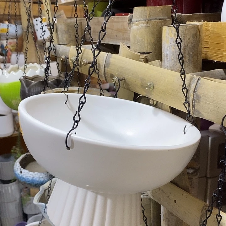 陶摆件陶盆有孔 瑕疵介意勿拍