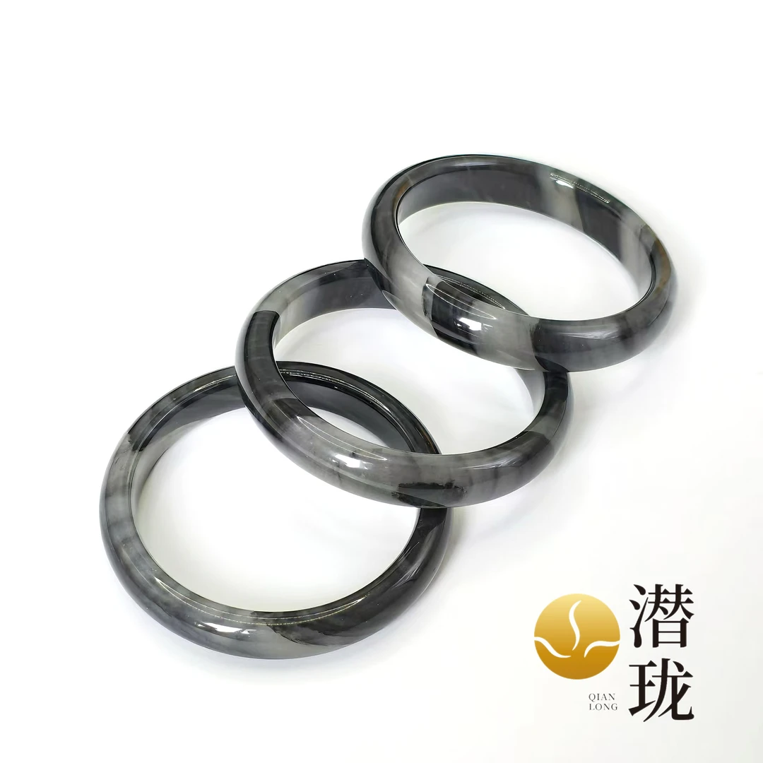 【潜珑】XY-1542新疆高冰高糯青花手镯多样性拍一发一