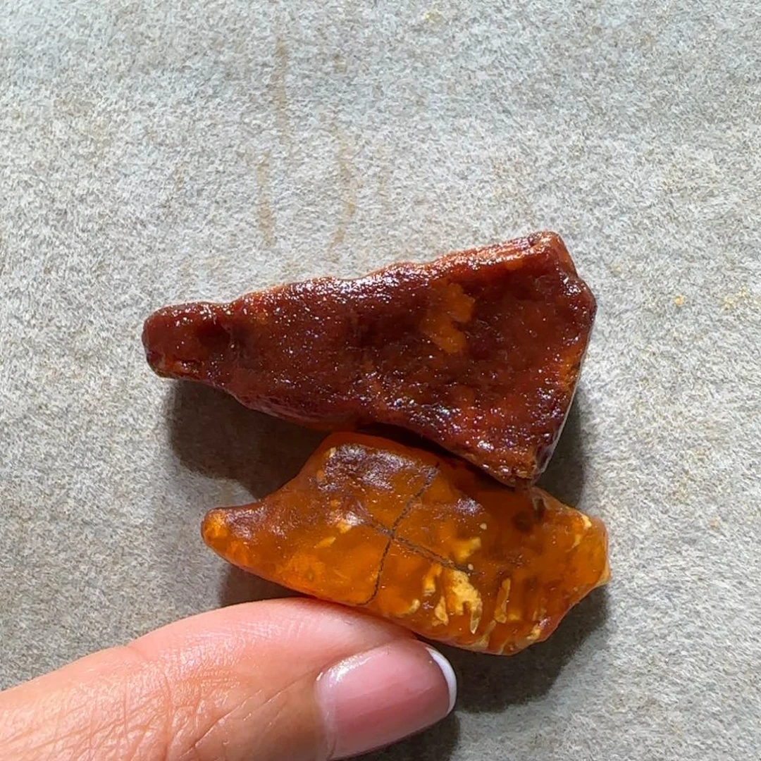 定制琥珀未镶嵌下****鱼专拍