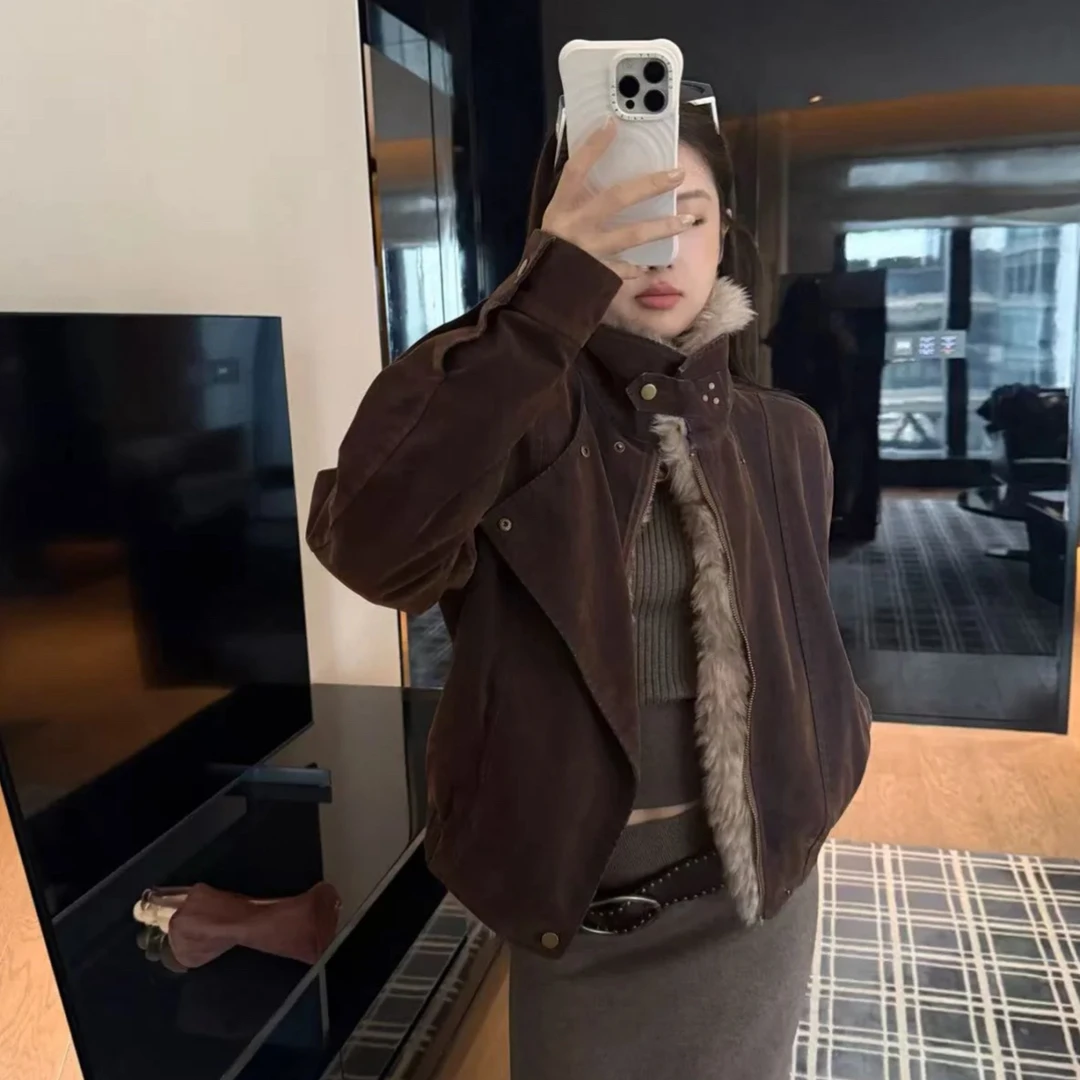 ZEMALA｜新款毛领夹棉保暖宽松女士冬季派克服