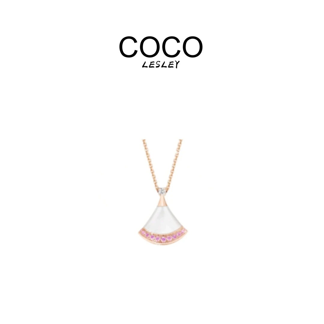 铜合金项链 COCO【DIVAS'DREAM】系列   精致女士粉项链