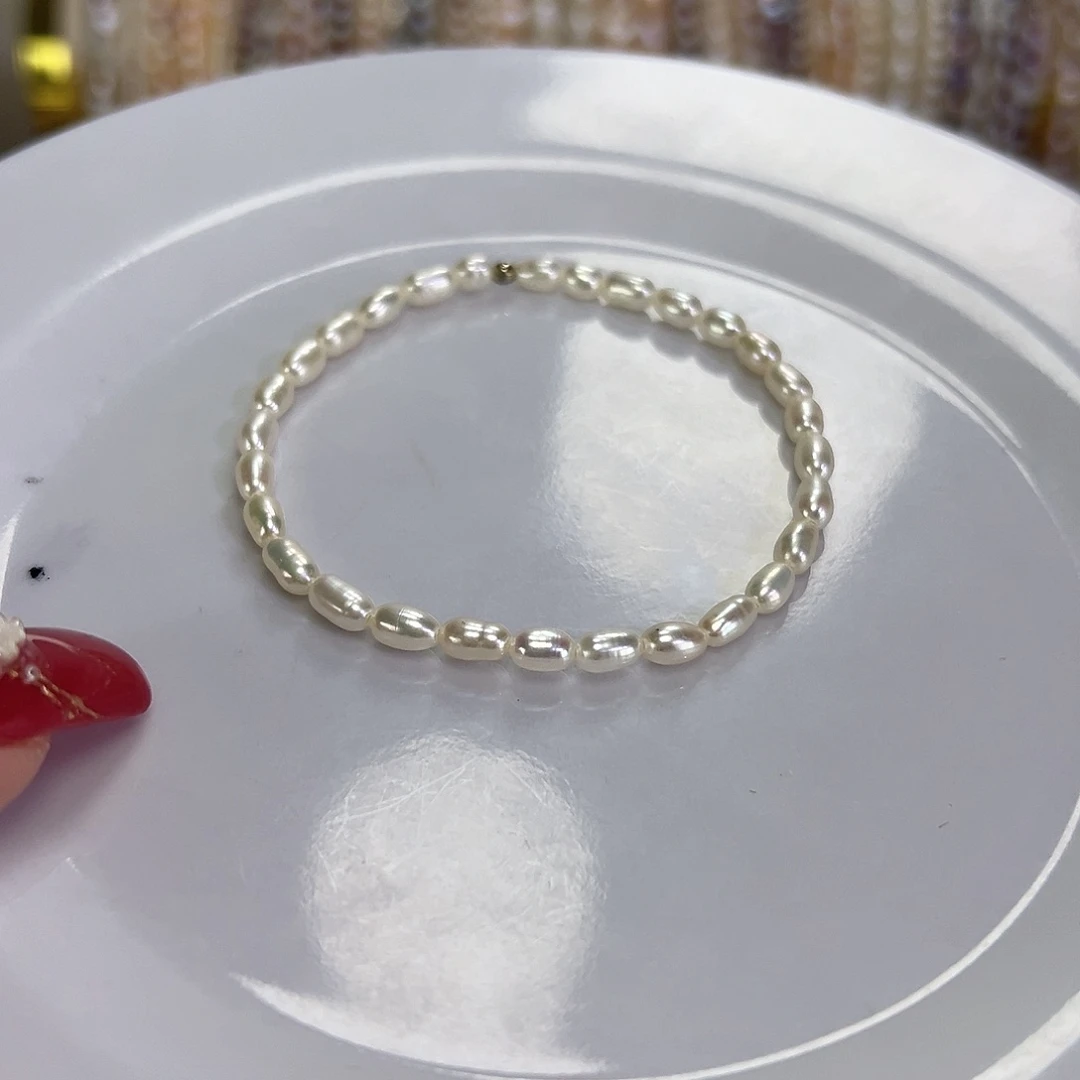 淡水珍珠手绳钛钢