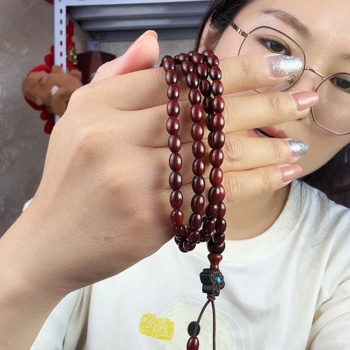 檀香紫檀（小叶紫檀）小叶紫檀大米珠