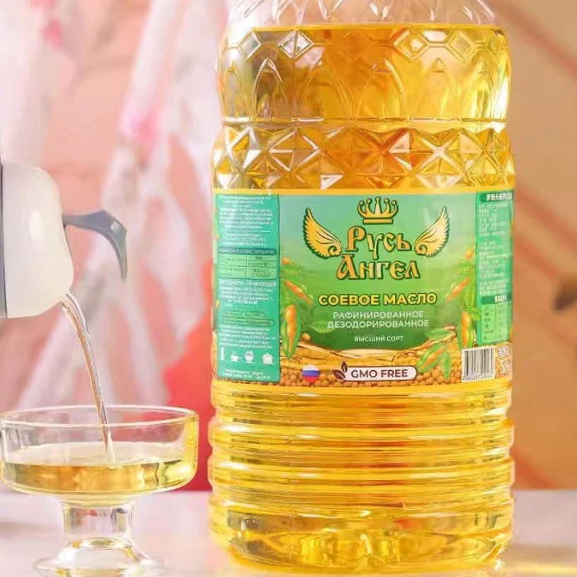 俄罗斯原装进口大豆油5L/桶