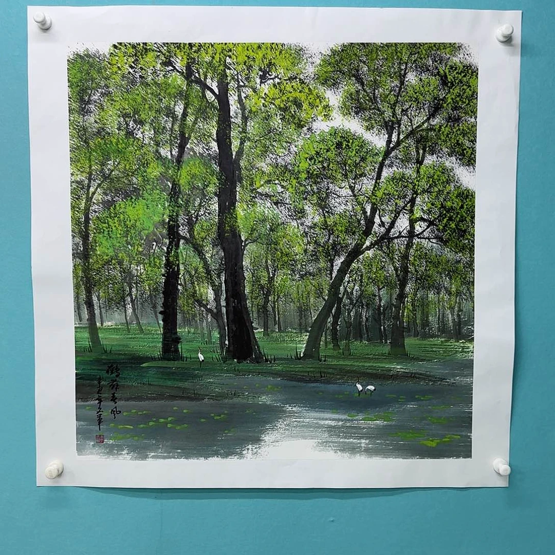 国画李文军教授作品