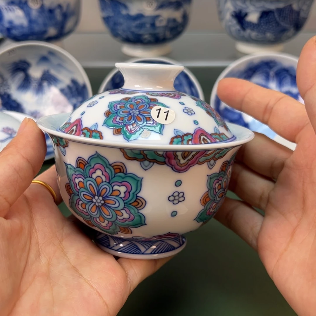 杯木木景德镇纯手绘茶具11