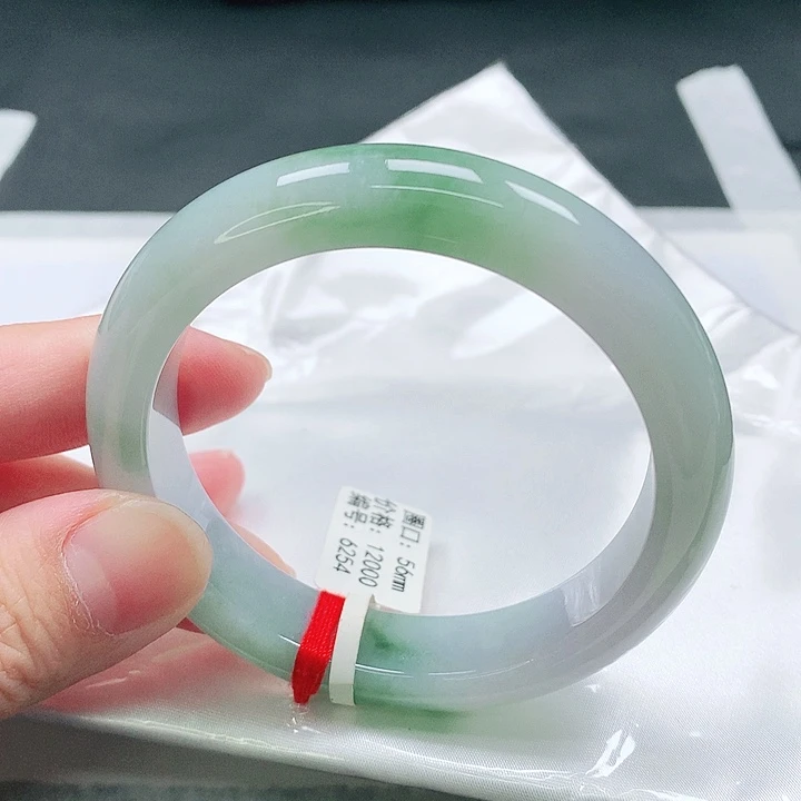 翡翠未镶嵌手镯手镯56