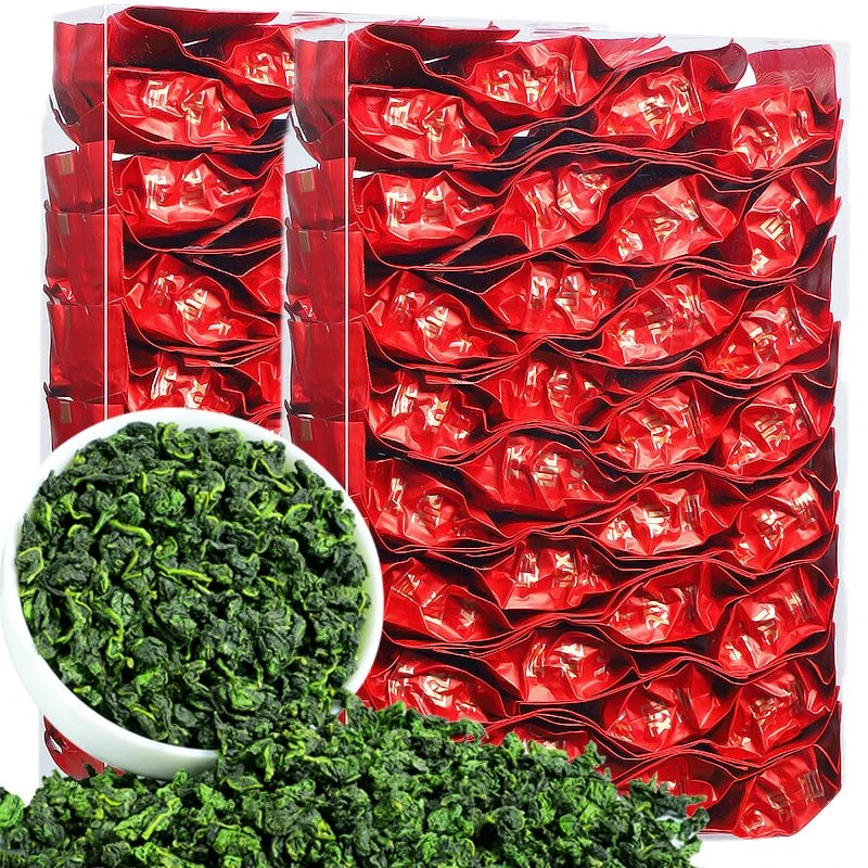 铁观音特级茶叶浓香型新茶兰花香耐泡安溪乌龙茶独立小包装红色袋