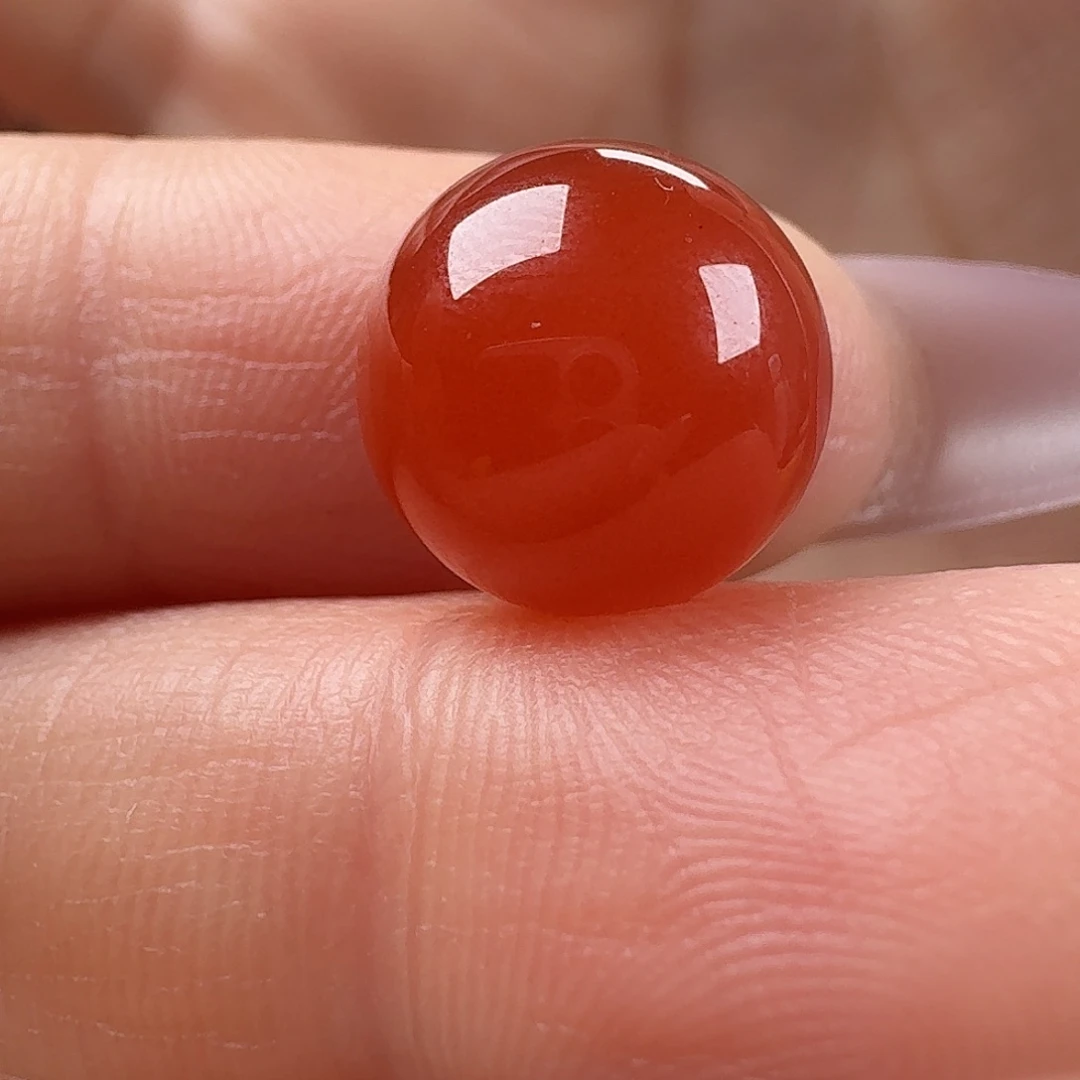 克***斯南红玛瑙未镶嵌圆珠11.3