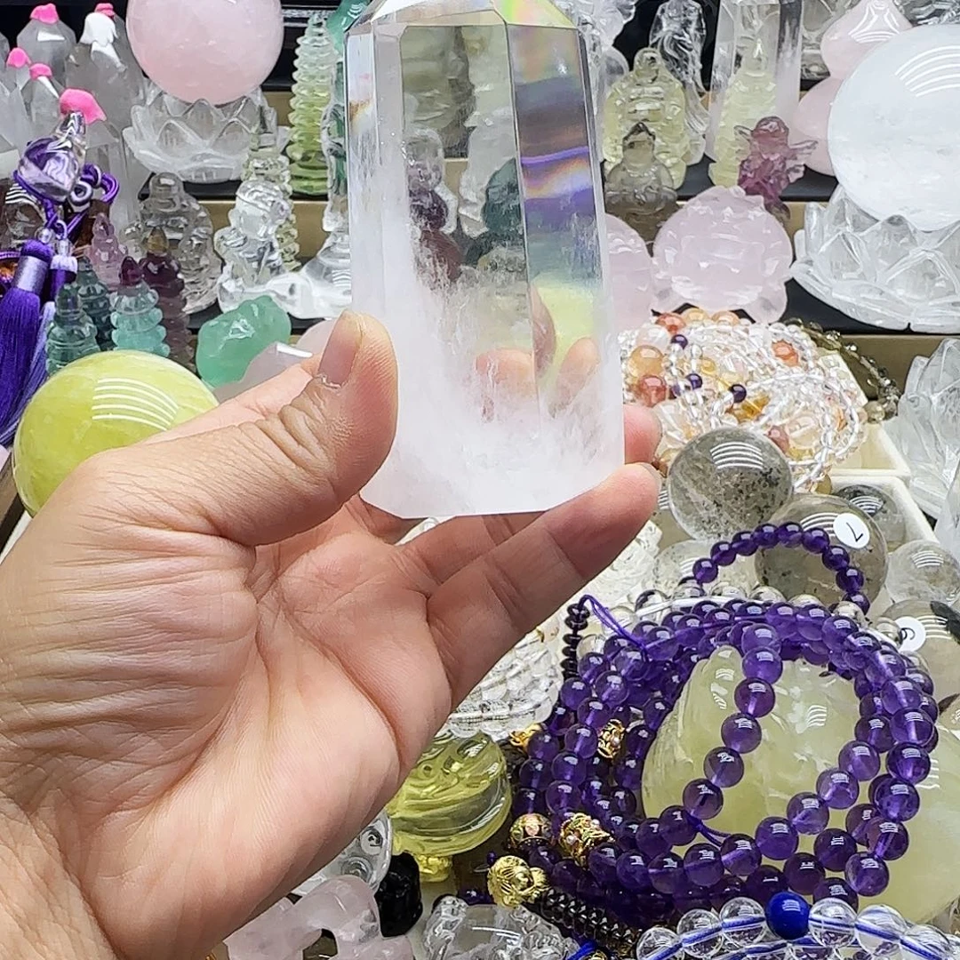未镶嵌车挂水晶摆件