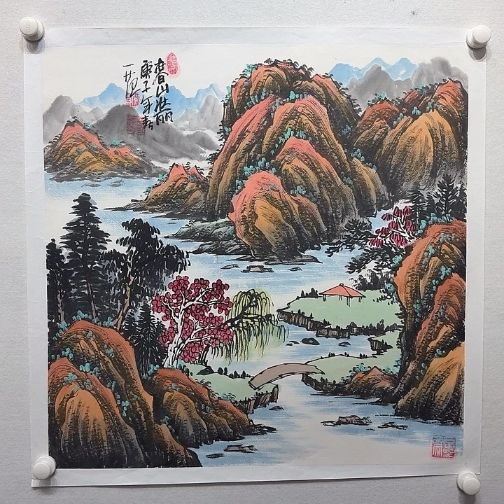 国画姜国华国画作品