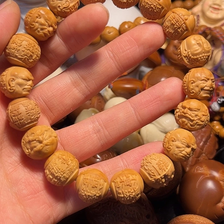 橄榄核手串/手链猴头心经罗汉