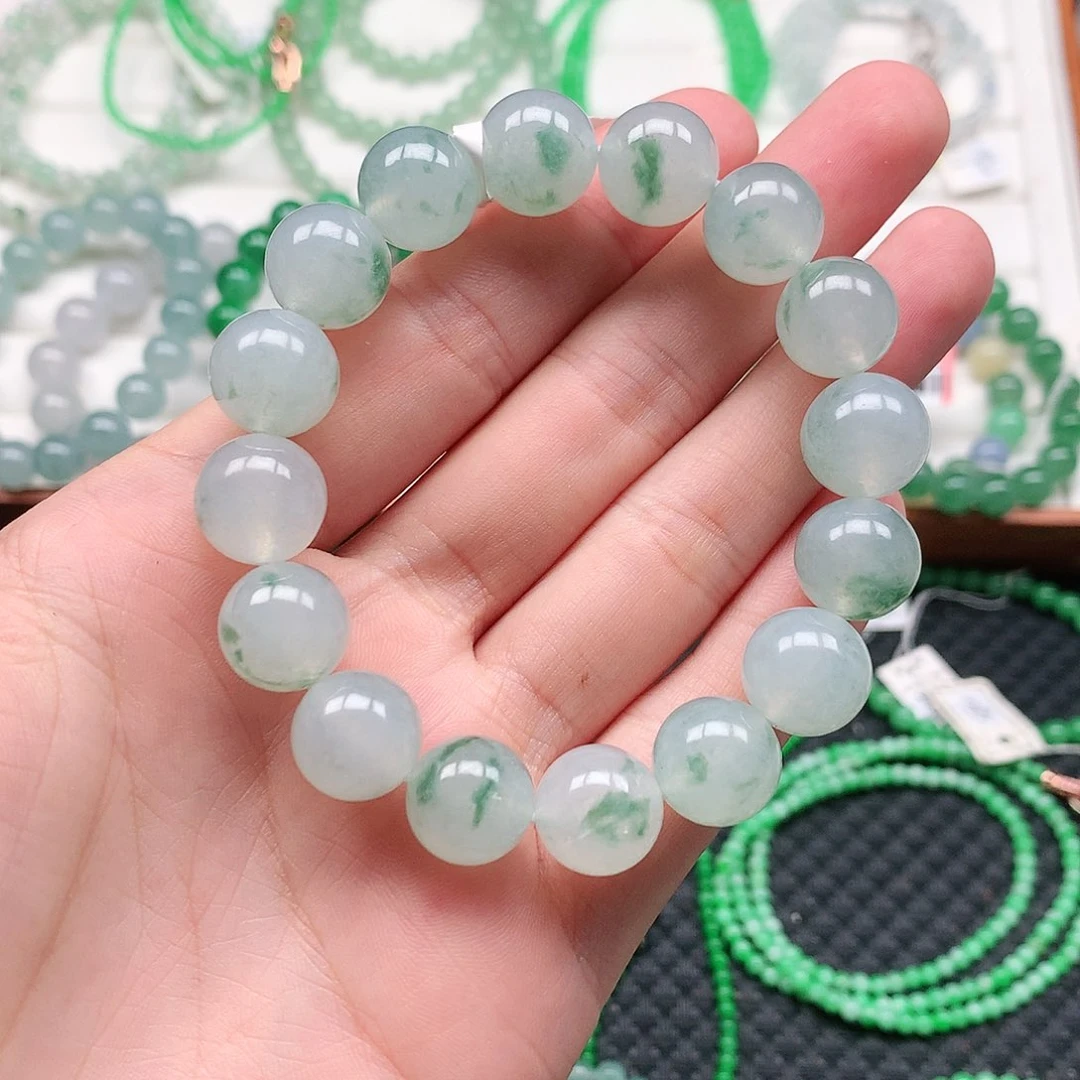 翡翠未镶嵌项链手链