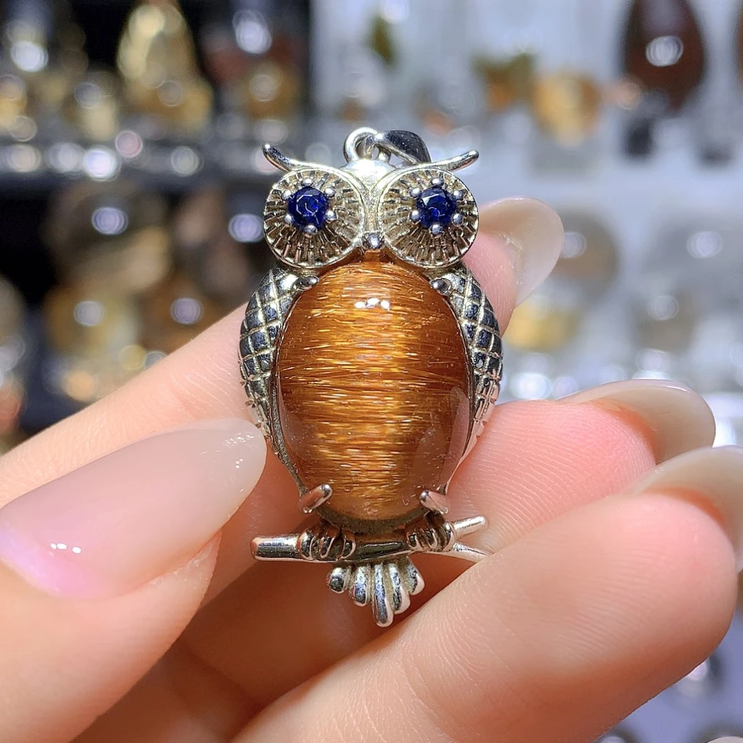 银S925镶嵌水晶珠宝半成品吊坠