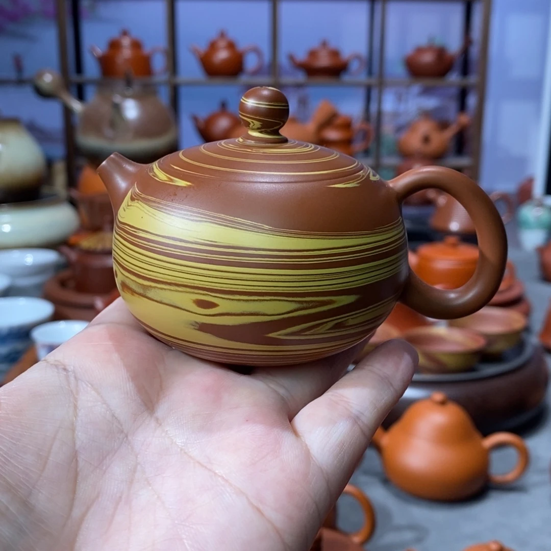 茶壶紫砂吴翰石矿绞泥西施110cc