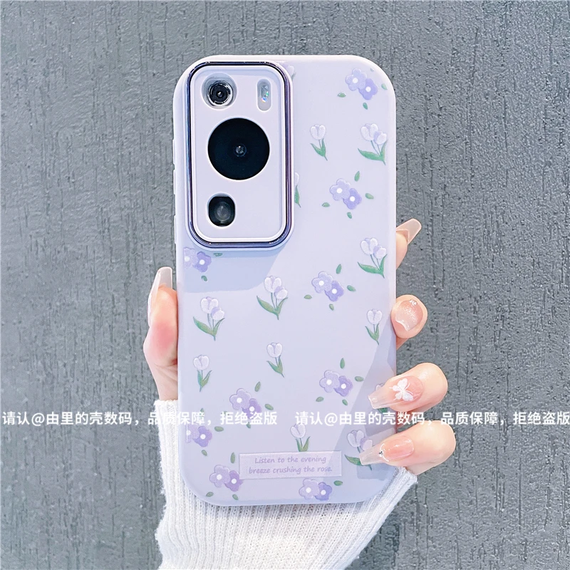 （华为P60系列）金属小胖妹适用华为P60/华为P60Pro手机壳防摔爆款