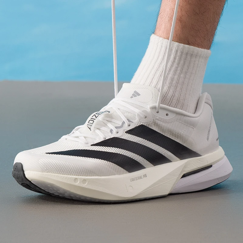 阿迪达斯男跑步鞋ADIZERO BOSTON 13 M耐磨运动鞋 JS4939跑者美学