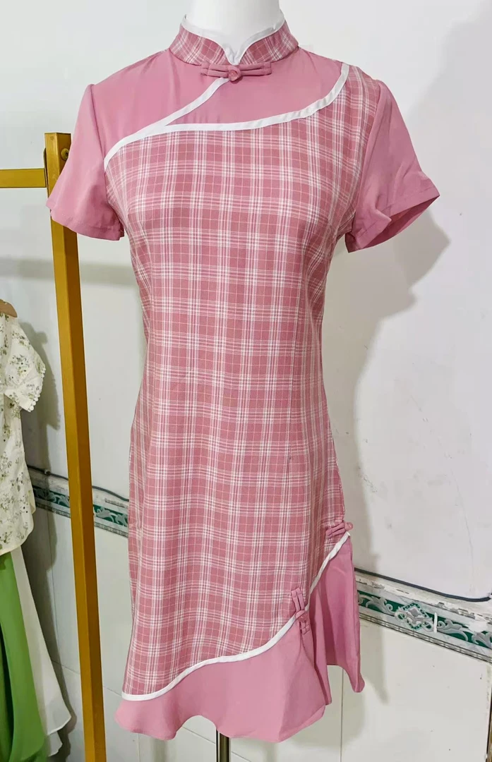 【B267】女装中长裙中国风基本款连衣裙经典优雅气质少女改良旗袍A