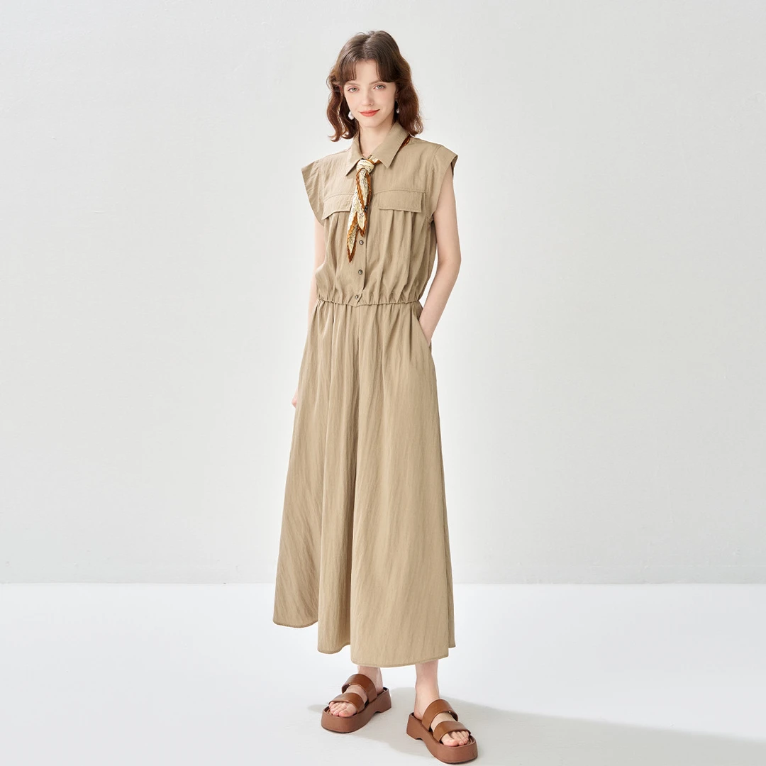 2025夏款褶皱小飞袖工装风衬衫上衣休闲半截裙两件套套装女