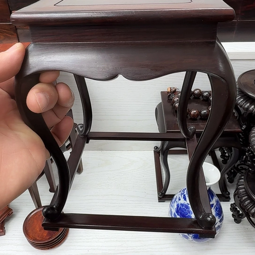 木大红酸枝14.5正方高20花架