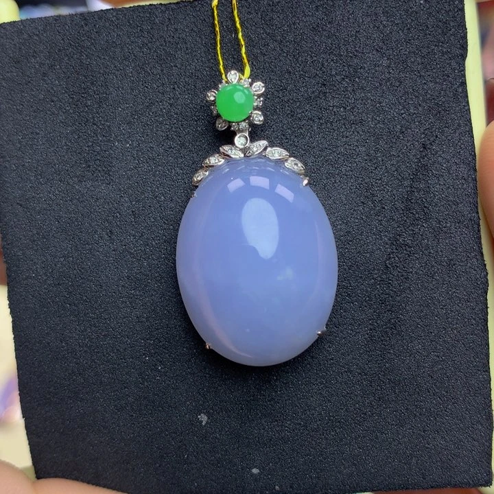 翡翠手链18K金镶嵌翡翠