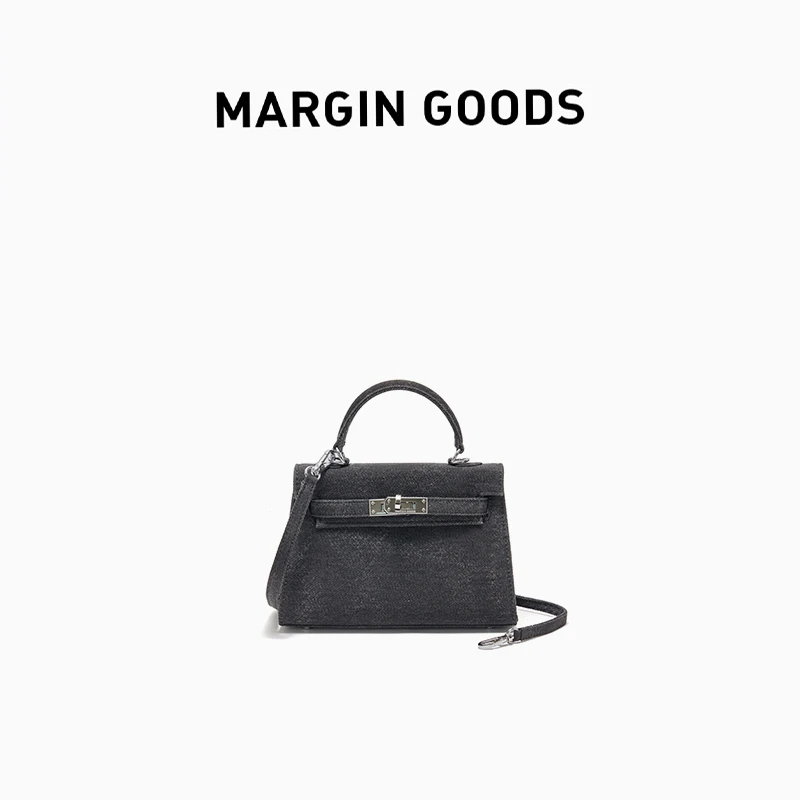 Margin goodsTOP2 HANDLE BAG纱卡小众设计手提包斜挎包