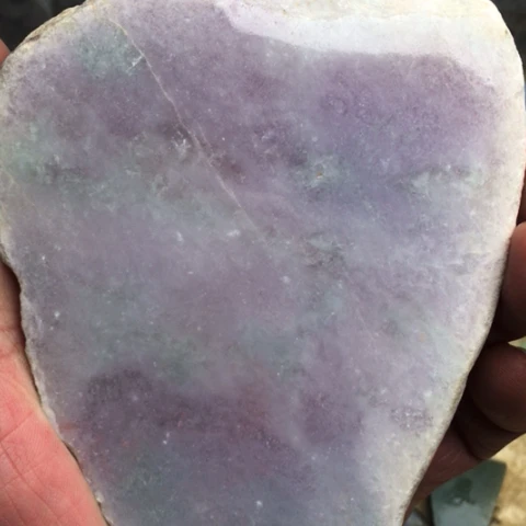 翡翠散珠天然翡翠紫罗兰手串可定制