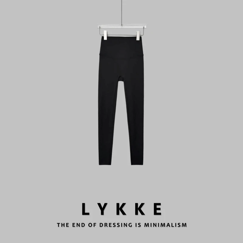LYKKE 25新款收腹显瘦3D立体提臀百搭可外穿鲨鱼裤瑜伽裤-E430