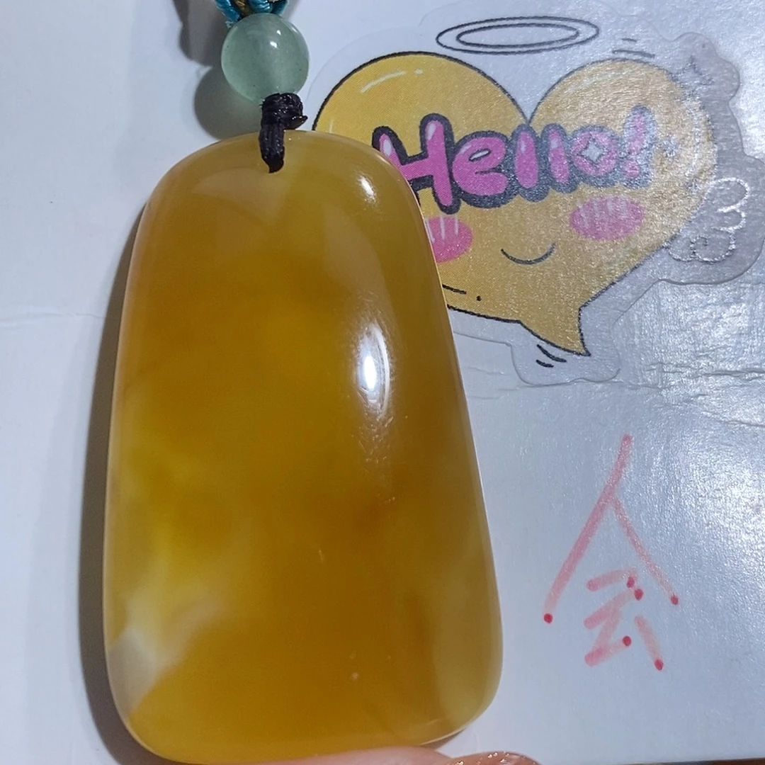 定制琥珀未镶嵌蜜蜡吊坠