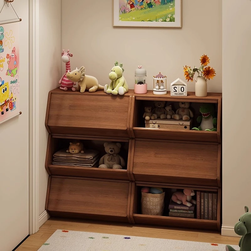 书柜储物柜置物架零食收纳柜自由组合柜客厅靠墙家用自由格子柜