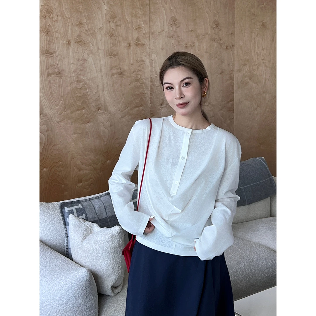 SOLSOL买手店YOEYYOU设计师品牌25SS新品领口造型宽松上衣521431