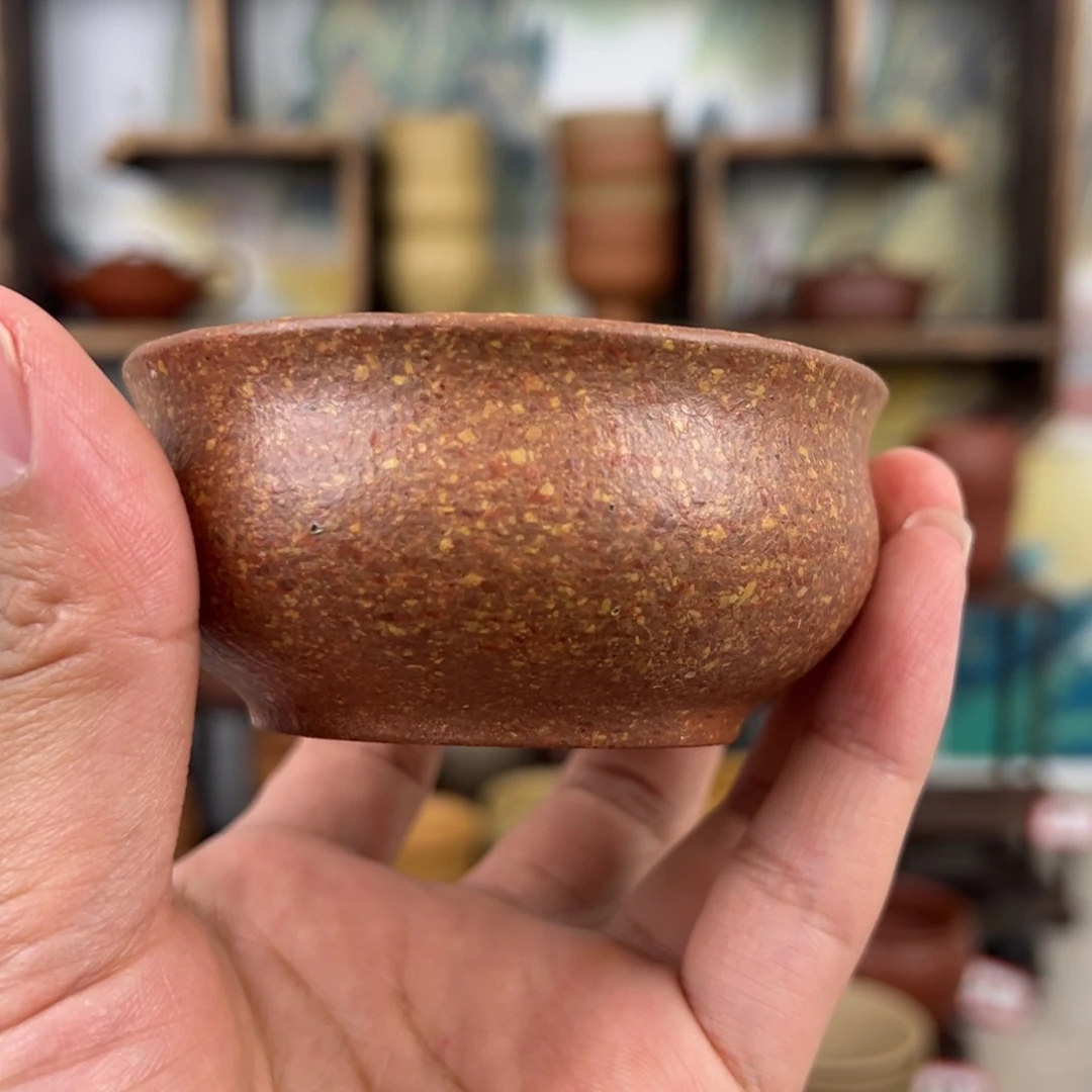 紫砂茶杯拙器甄选，纯原本矿。